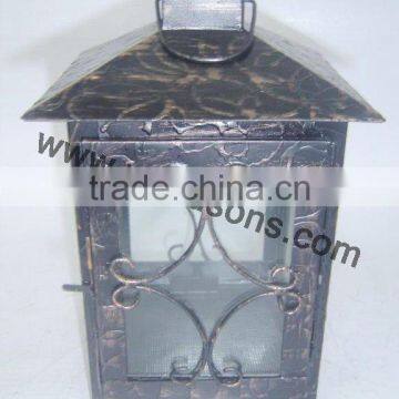 Metal Crown Candle Lantern photo-6