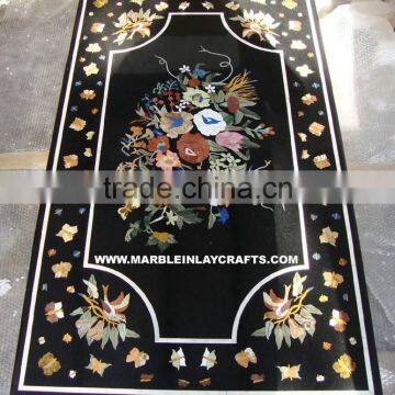 Marble Inlay Dining Table Tops, Marble Inlay Table Top