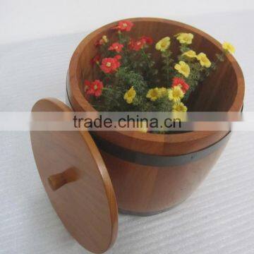 China Factory Sale Wooden Ice Beer Barrel Bucket