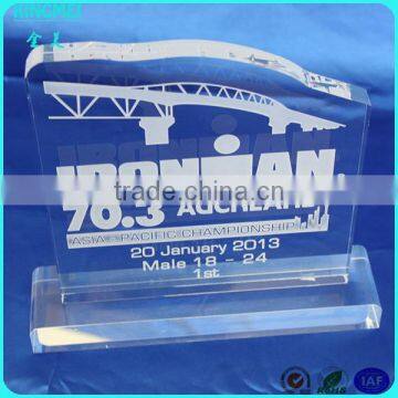 KM-SP06 Factory High Quality Clear Acrylic Crystal Stamp Block,transparent Acryl Display Block photo-5