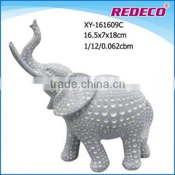 high quality resin gray spotted elephant souvenirs for home decor