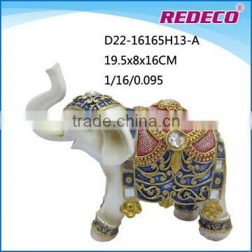 Wholesale white small resin elephant figurines