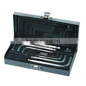 8PCS HEX KEY SET WITH IRON BOX (CR-V)