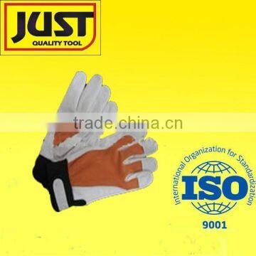 pig grain leather drive glove