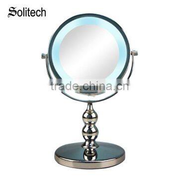 JM907 LED Lighting Mirror Table Mirror Standing Mirror Double Side Magnifying photo-2