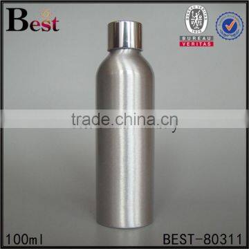 hot products 100ml custom logo color smooth silver aluminum bottle sports water bottle with lid china suppliers