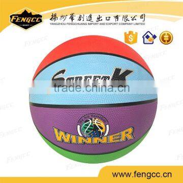 Promotion Custom Basketball Size 7 on Bulk Sale Rubber Basketball photo-3