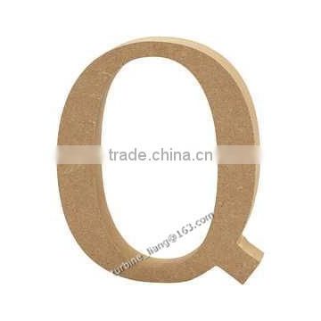 wooden MDF Letter "Q", alphabet letter