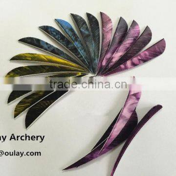 Parabolic Right Wing New Real Camo Archery Fletchings Wholesale For Compound Bows