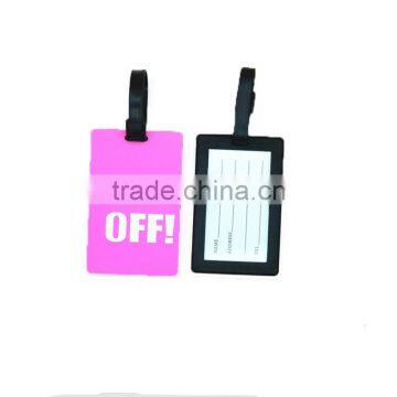 Eco-friendly Embossed Silicon Rubber Personalized Baggage Tags photo-2