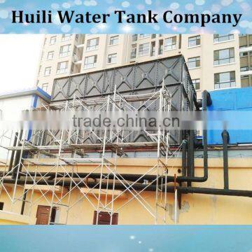 Hot sale!!! Dezhou Huili Externally reinforced galvanized steel water storage tank