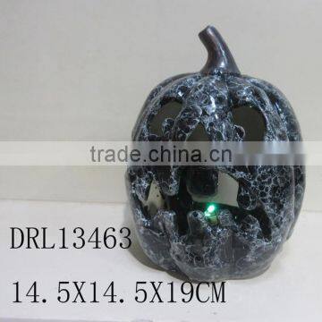 Halloween Ceramic Pumkin With LED Light photo-4