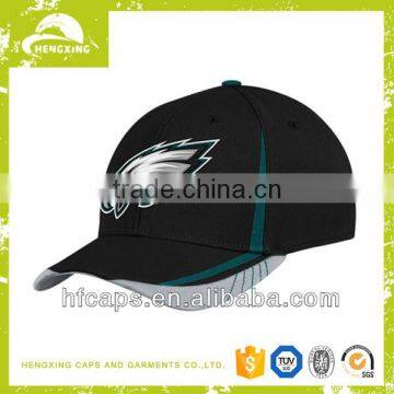 2013 ladies and mens black fashion 3D embroidery 6 panels custom design baseball caps and hats