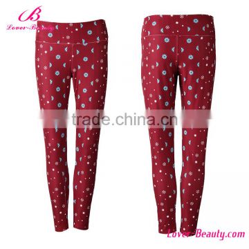 china manufacturer red 92% polyester 8% spandex fancy running sexy leggings