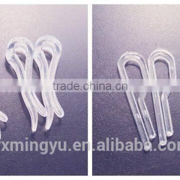 Garment Accessories Plastic transparent shirt u clip plastic clip for shirt package