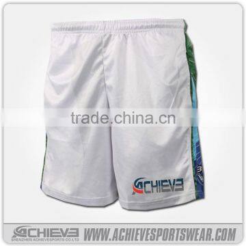 Mens wear 2016 custom shorts sublimation training shorts