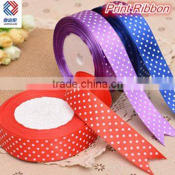 Custom Printed Polyester Woven Ribbon for Gift Packing
