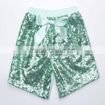 New Design Wholesale Cotton Shorts Sequin Shorts for Baby Girls photo-2