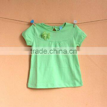 Wholesale Apparel High Quality Fashion Cotton Kids Girls t Shirt photo-3