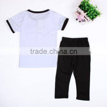 2017 Latest Design Baby Children Clothes Summer Short Sleeve White Cotton Custom Polo T-shirt photo-5