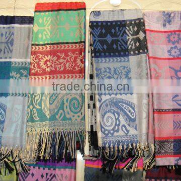 2017Fashion Classic Top Sold China Wholesale Jacquard Paisley Flroal Geometric Rayon Scarf photo-6