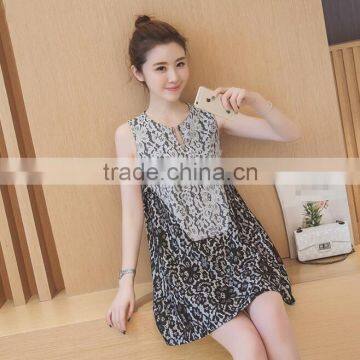 Zm30536a 2016 Korean Style Women Dresses Fashion Maternity Clothes photo-3