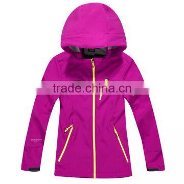 High Performance Breathable And Waterproof Children Winter Softshell Jacket photo-2