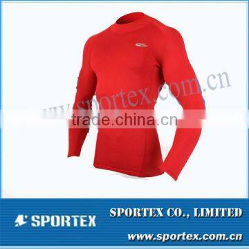 tight professional running wear/ long sleeve tight shirt / men's compression sportswear for men