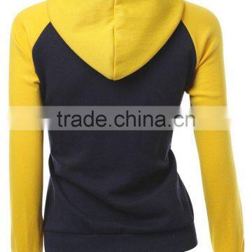 Plain Womens Pullover Hoodie/Ladies Fleece Sweatshirt Hoody/Woman Coat and Jacket