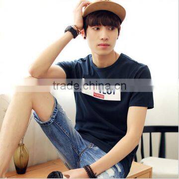 2015 High Quality Plain T-shirt Men Tshirt With Customised Color Size Fabric photo-3