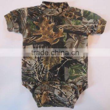 3D Printed Tree Organic Cotton Baby Bodysuits