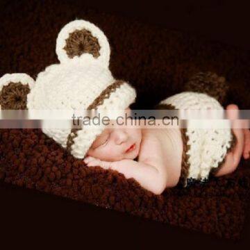 2016 wholesale boutique newborn hand made knitting patterns animal hats