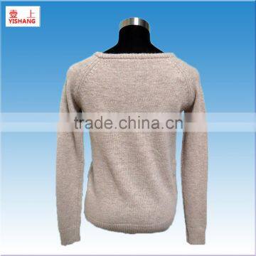 90%Nylon 10%Angora 7GG Fox Jacquard Custom Patterns Lady Sweater photo-3
