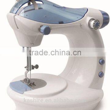 Mini electric double stitch sewing machine