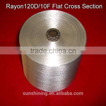 300D/10F FLAT VISCOSE RAYON FILAMENT YARN IMITATION RAYON YARN photo-4