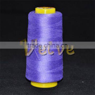 raw white cotton poly core spun thread