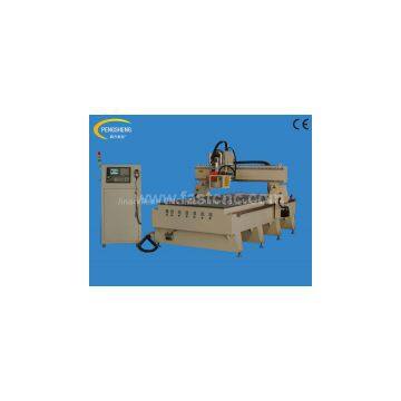 Round type automatic tool changing cnc router