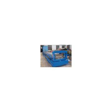 Galvanized Steel Floor Deck Tile Making Machine , Metal Deck Roll Forming Machine