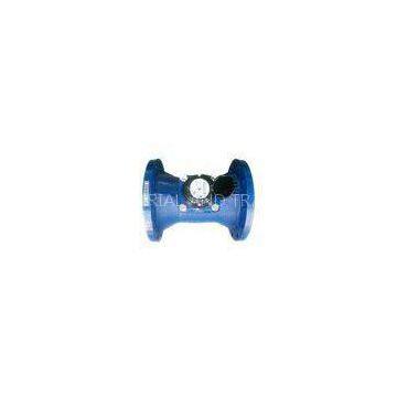 Industrial Vane Wheel Water Flow Rate Meter , Digital Woltman Water Flow Meter