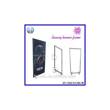 Customized floor standing assemble banner frame HS-K001