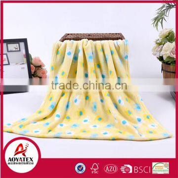 high quality promotion coral knitted cashmere baby blanket