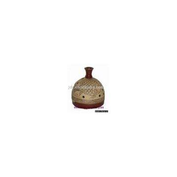 Handmade pottery incense burner