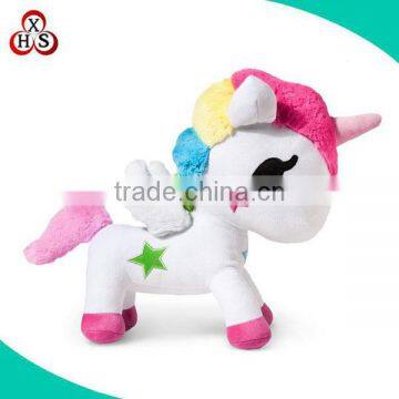 factory custom white 8inch plush unicorn toy stuffed unicorn toys