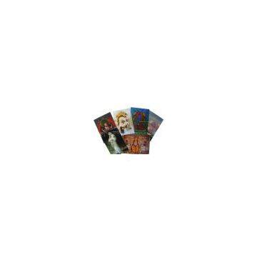 3D lenticular Stereotropic and flipping Souvenir Cards