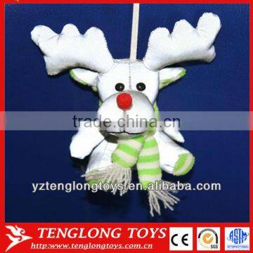 Hot sale cute keychain relective toys for kids sika deer keychain