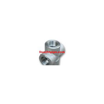 Alloy C22/Hastelloy C22 forged socket threaded elbow tee cap cross coupling