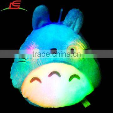 Cute Colorful Lovely Chiristmas Pillows Light Luminous Totoro LED Cushion