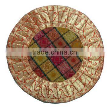 Throw Round Decor Cushion Covers , round jacquard cushion