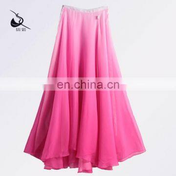 117145401 Tencel Long Skirt Ballet Dance Wrap Skirt photo-6