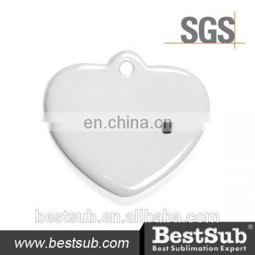 JS Coatings Sublimation Heart Cermaic Ornament H014